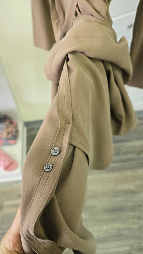 CADMIO BELTED SILK SHIRT DRESS