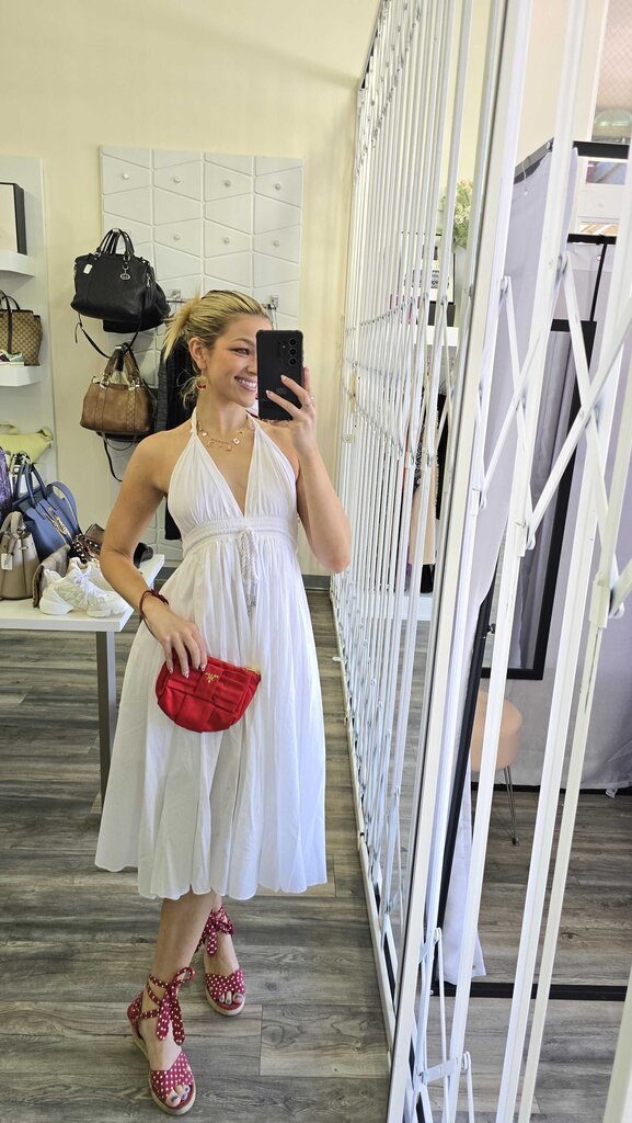 Prad Tessuto Flocco Wristlet