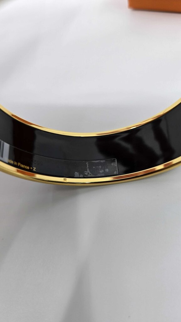 Hermes Reactions en Chaines Wide Enamel Bangles