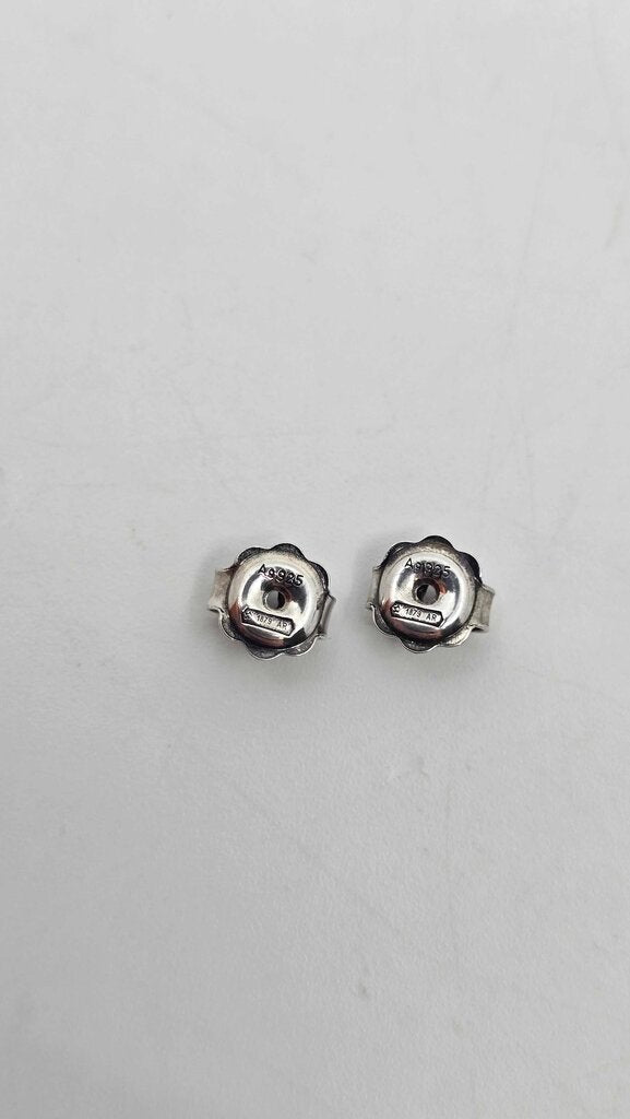 Gucci Marmont Stud Earrings in Aged Silver