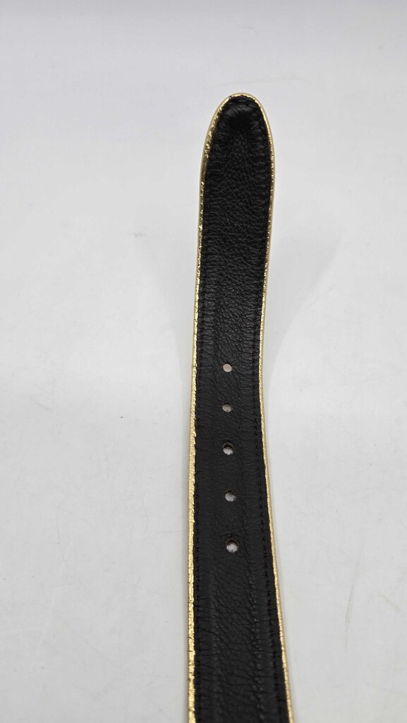 Oscar De La Renta Cork & Leather Belt