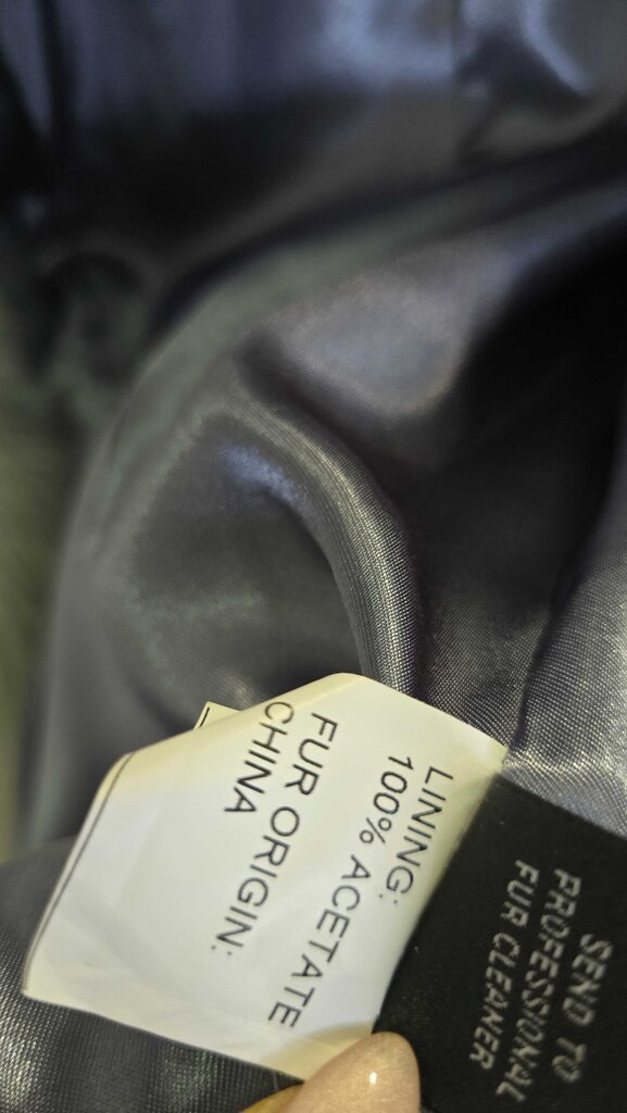 Sheri Bodell Jacket w/ Suede Exterior & Fox Fur Collar