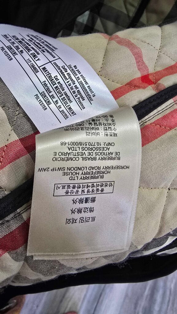 Burberry Quilted Jacket w/ Nova Check Lining