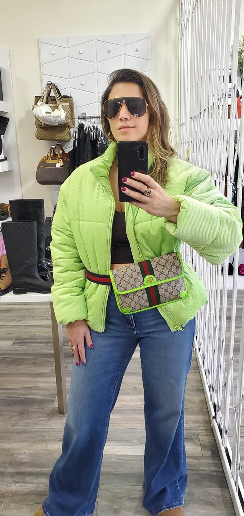 Gucci GG Supreme Monogram Web Ophidia Belt Bag