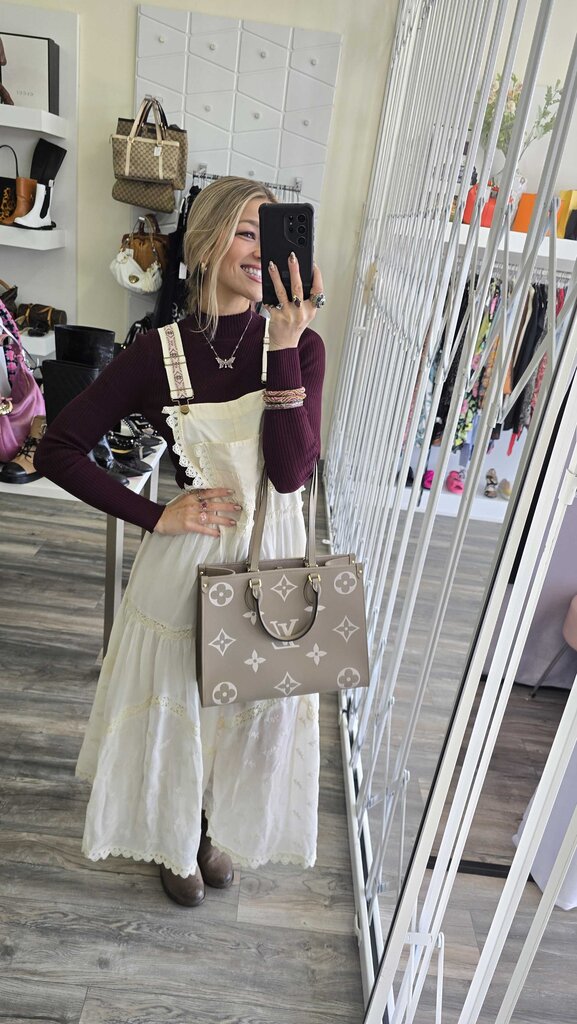 Louis Vuitton OnTheGo MM Bicolor Monogram Impreinte