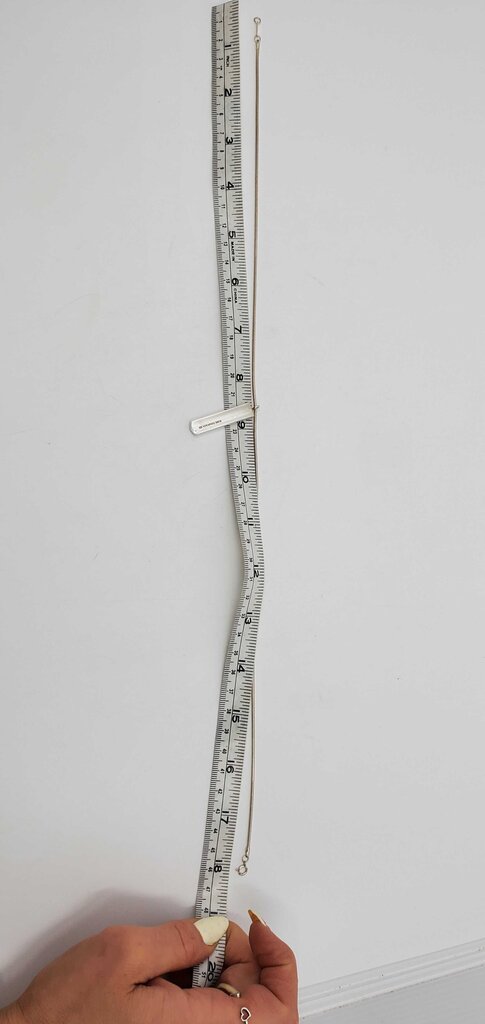 Tiffany & Co. Sterling 1837 Bar Pendant Snake Chain Necklace