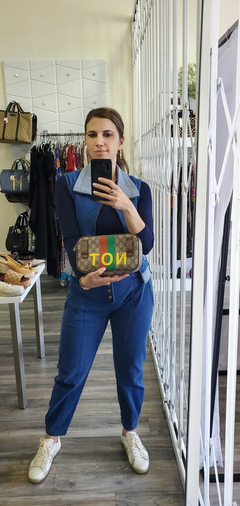 Gucci Fake/Not gg supreme canvas Belt Bag