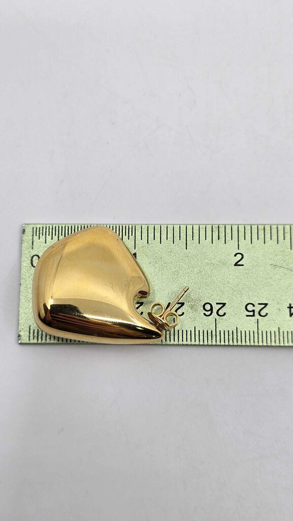 Bottega Veneta Small Fin 18K-gold-plated earrings
