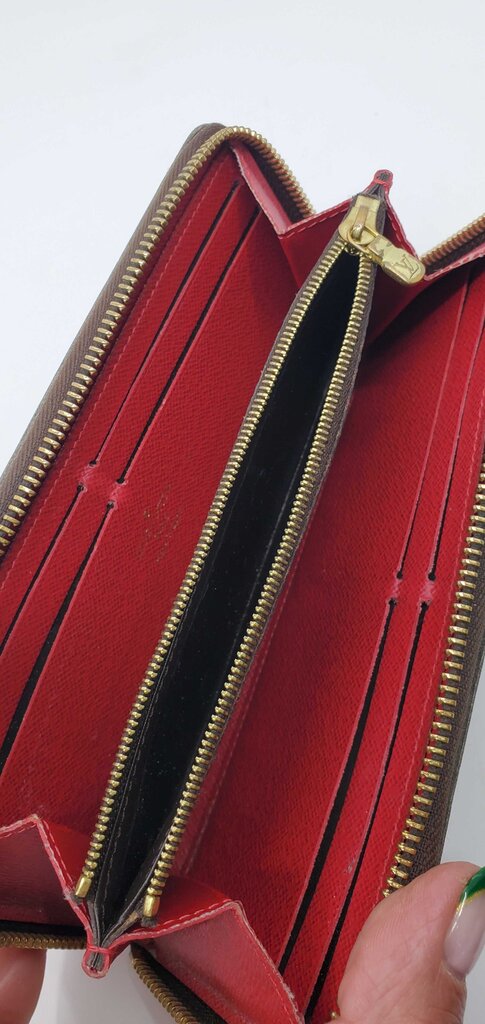 Louis Vuitton Clemence Wallet-Damier Ebene