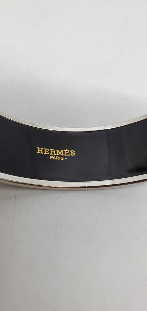 Hermes Enamel Printed Wide Mythiques Phoenix Bracelet
