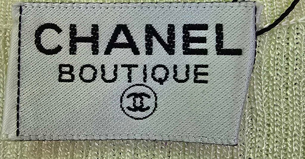 Chanel Boutique Sparkly Knit Sweater Dress