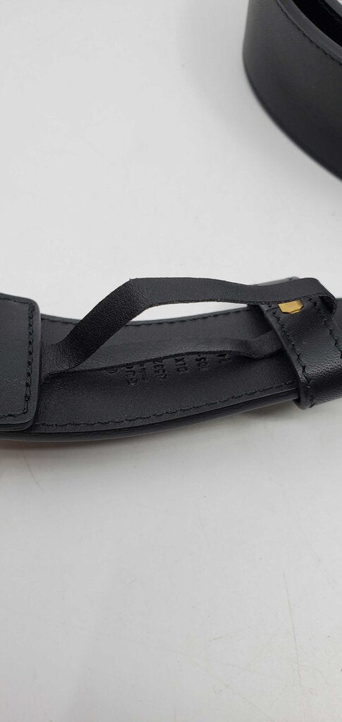 Gucci GG Marmont Faux Pearl Accents Leather Belt