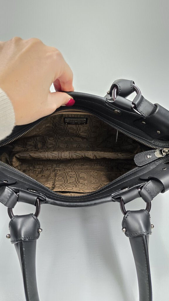 SALVATORE FERRAGAMO FONDENTE BAG BLACK