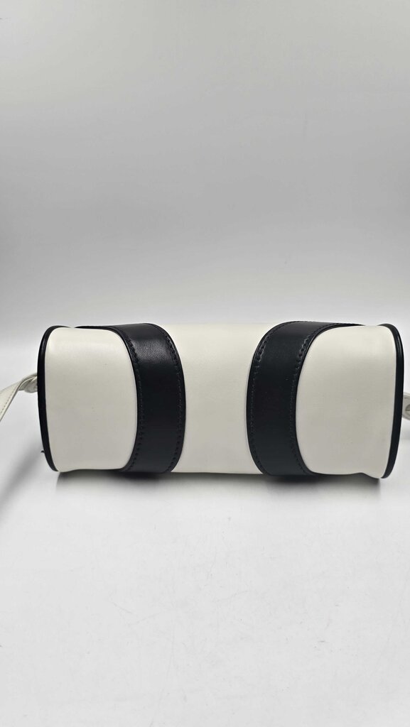 PRADA BOWLING BAG WHI/BLK