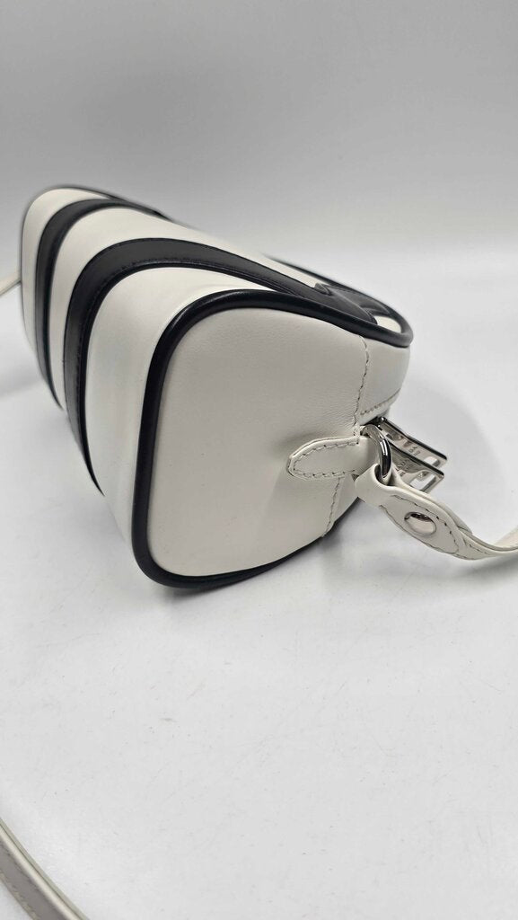 PRADA BOWLING BAG WHI/BLK