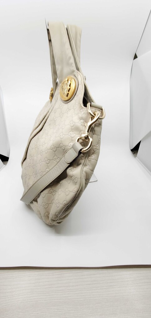 GUCCI VINTAGE HYSTERIA LEATHER BAG-WHT