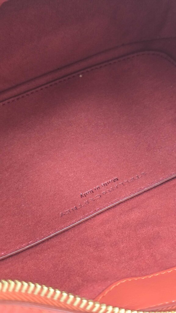 STELLA MCCARTNEY FRAYME FAUX LEATHER SHOULDER BAG RED