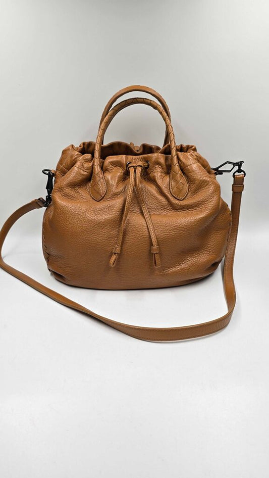 BOTTEGA VENETA INTRECCIATO DRAWSTRING CROSSBODY