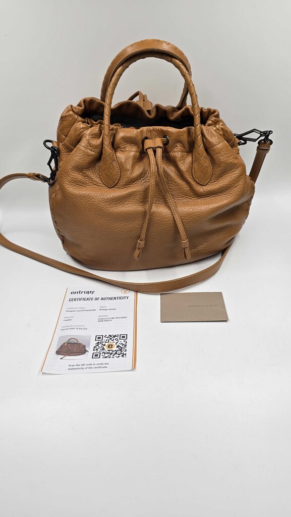 BOTTEGA VENETA INTRECCIATO DRAWSTRING CROSSBODY