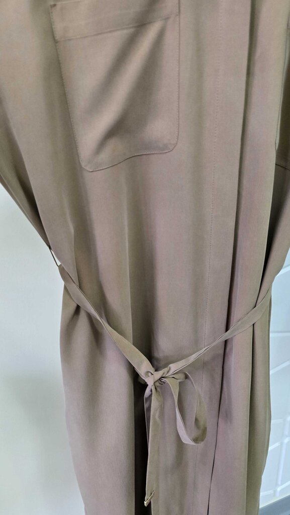 CADMIO BELTED SILK SHIRT DRESS