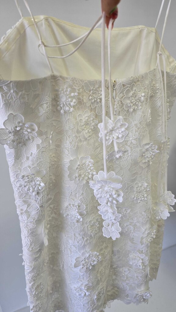 Zimmerman Raie Lace Flower Mini Dress