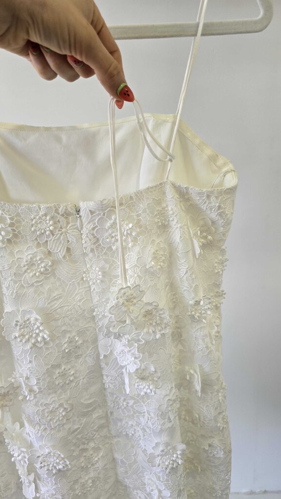 Zimmerman Raie Lace Flower Mini Dress