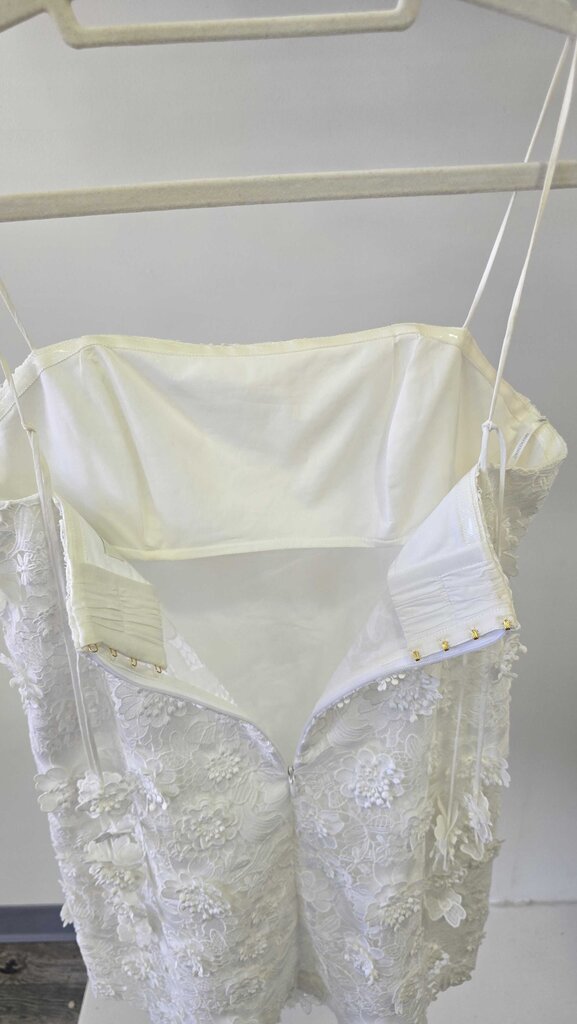 Zimmerman Raie Lace Flower Mini Dress