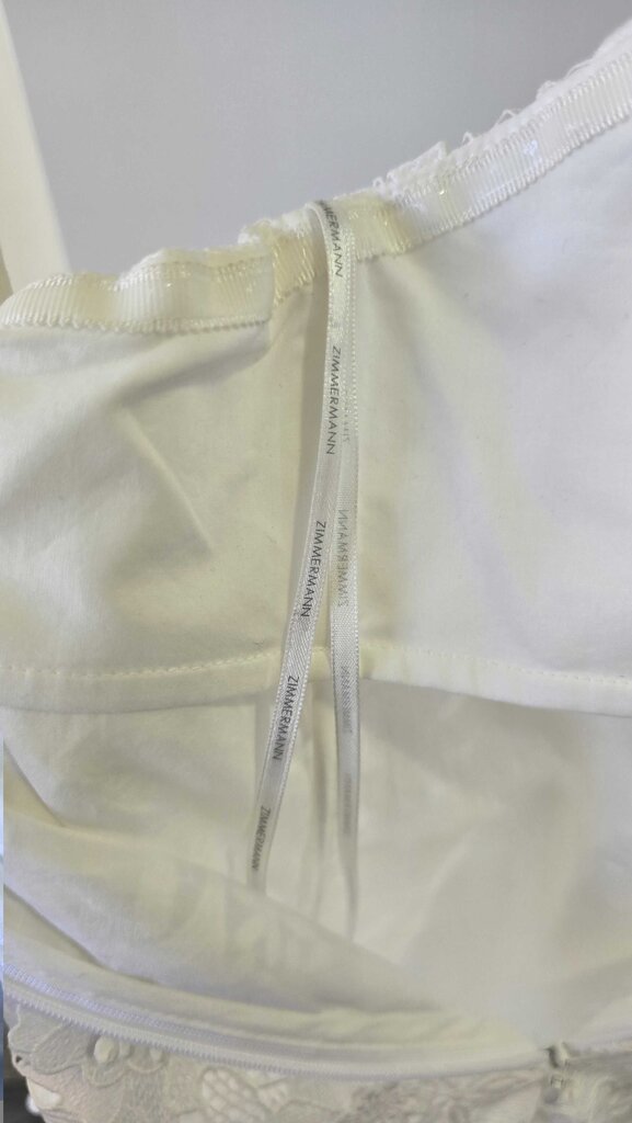 Zimmerman Raie Lace Flower Mini Dress