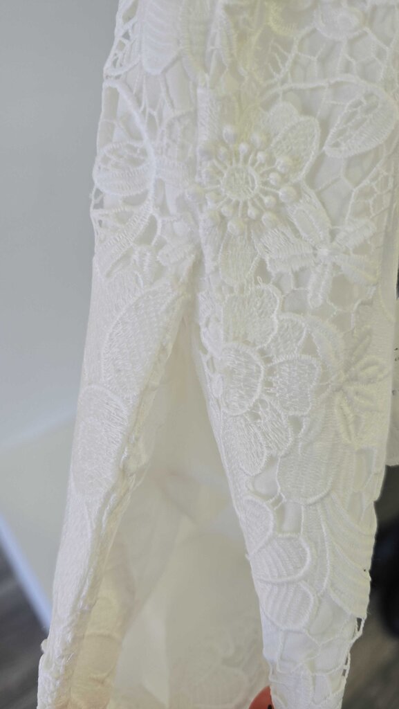 Zimmerman Raie Lace Flower Mini Dress