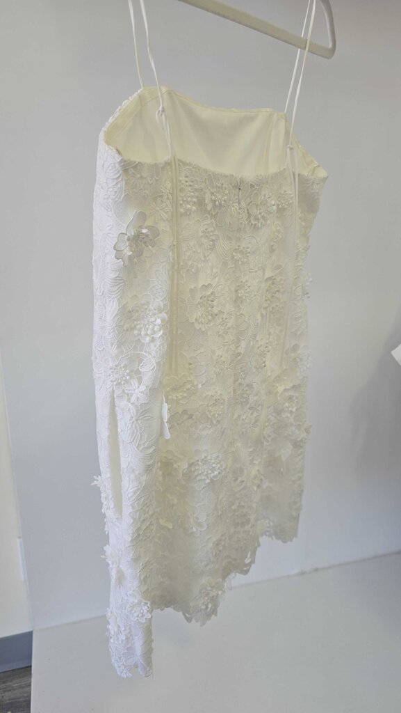 Zimmerman Raie Lace Flower Mini Dress