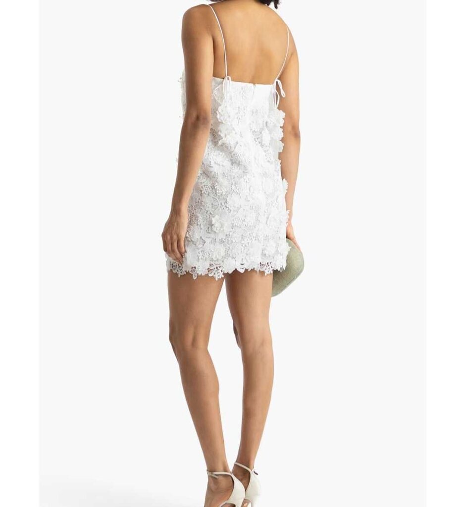Zimmerman Raie Lace Flower Mini Dress
