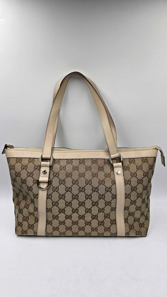 Gucci Abbey GG Canvas Tote