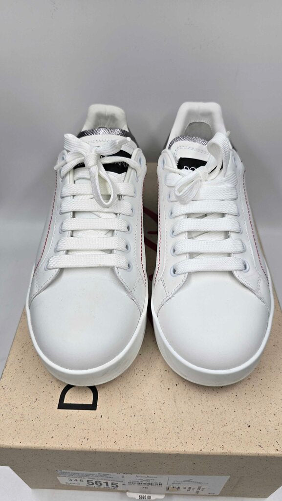 Dolce & Gabbana Calfskin Nappa Portofino Sneakers