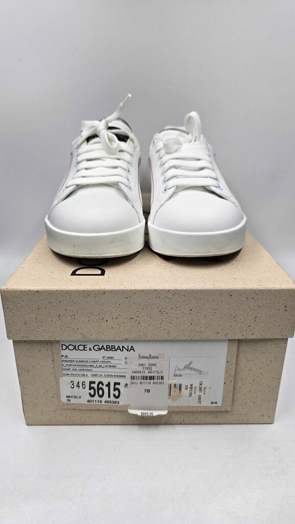 Dolce & Gabbana Calfskin Nappa Portofino Sneakers