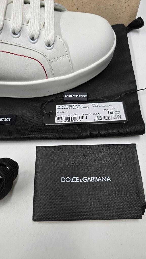 Dolce & Gabbana Calfskin Nappa Portofino Sneakers