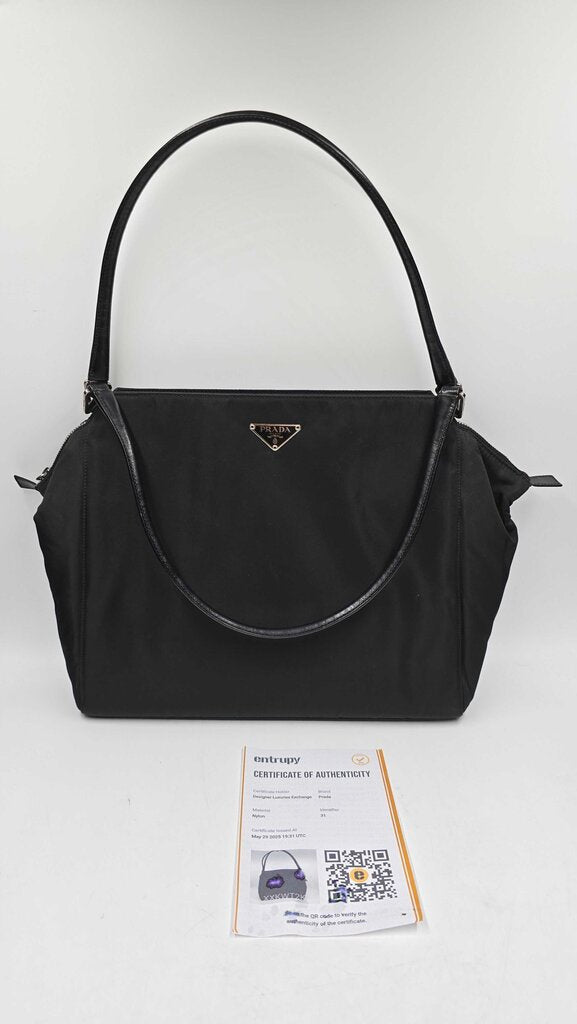 Prada Nylon Tessuto City Tote HandleBag