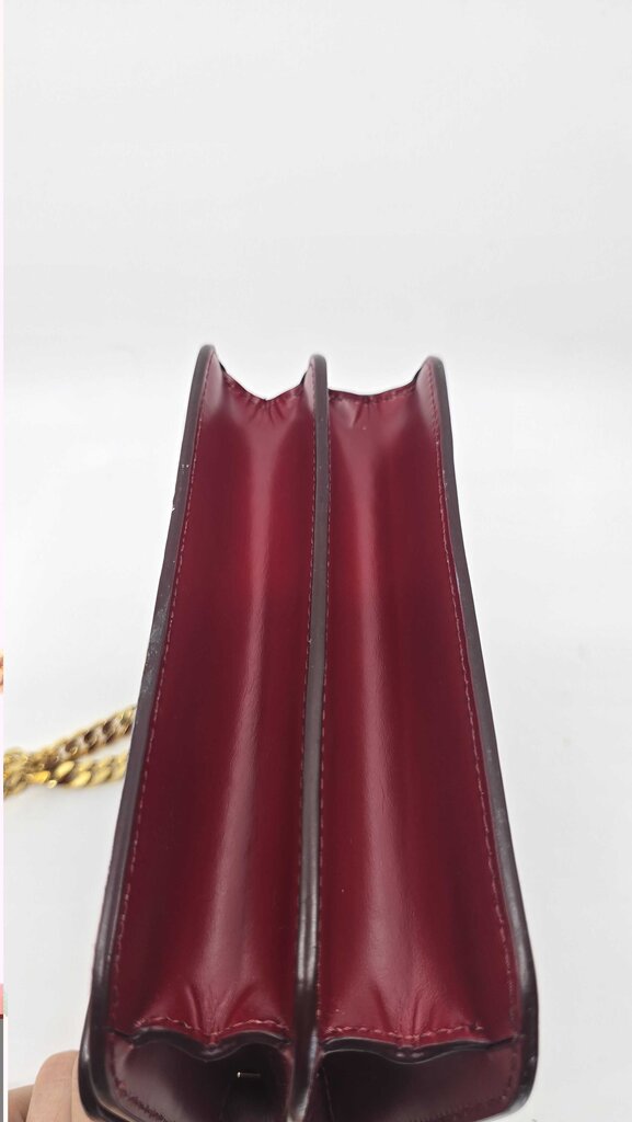 BURBERRY TB FLAP CHAIN BAG MONOGRAM EMBOSSED