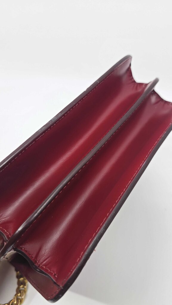 BURBERRY TB FLAP CHAIN BAG MONOGRAM EMBOSSED