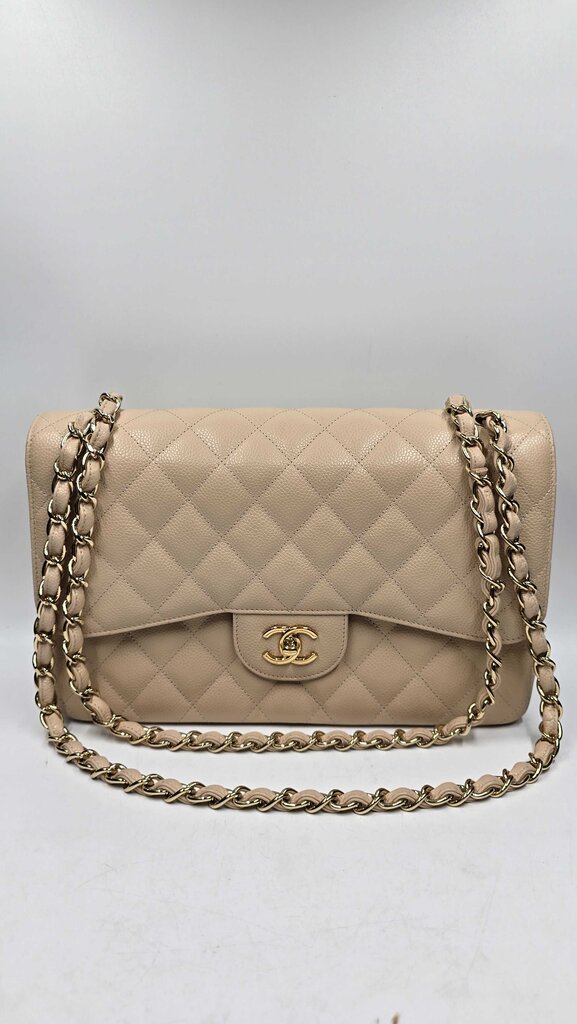 Chanel Doubleflap Classic Jumbo Cavier