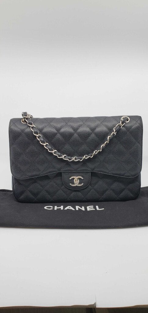 Chanel Doubleflap Classic Jumbo Cavier