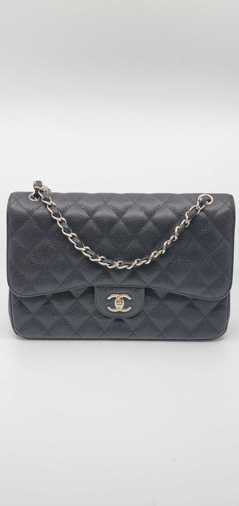 Chanel Doubleflap Classic Jumbo Cavier