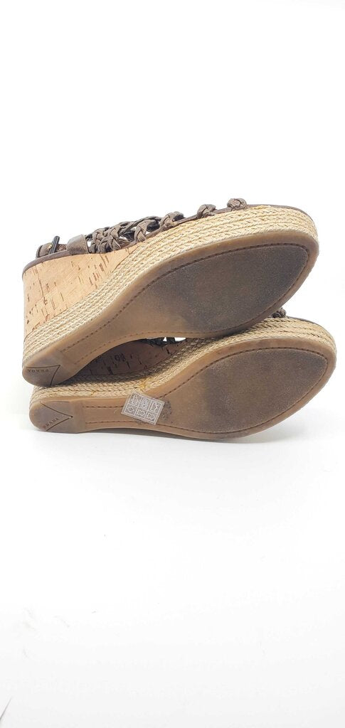 Prada Braided Wedge Sandals