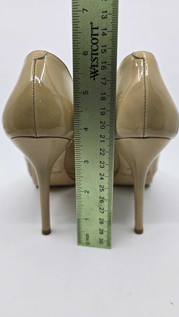 Jimmy Choo Peep Toe Patent Platform Heels