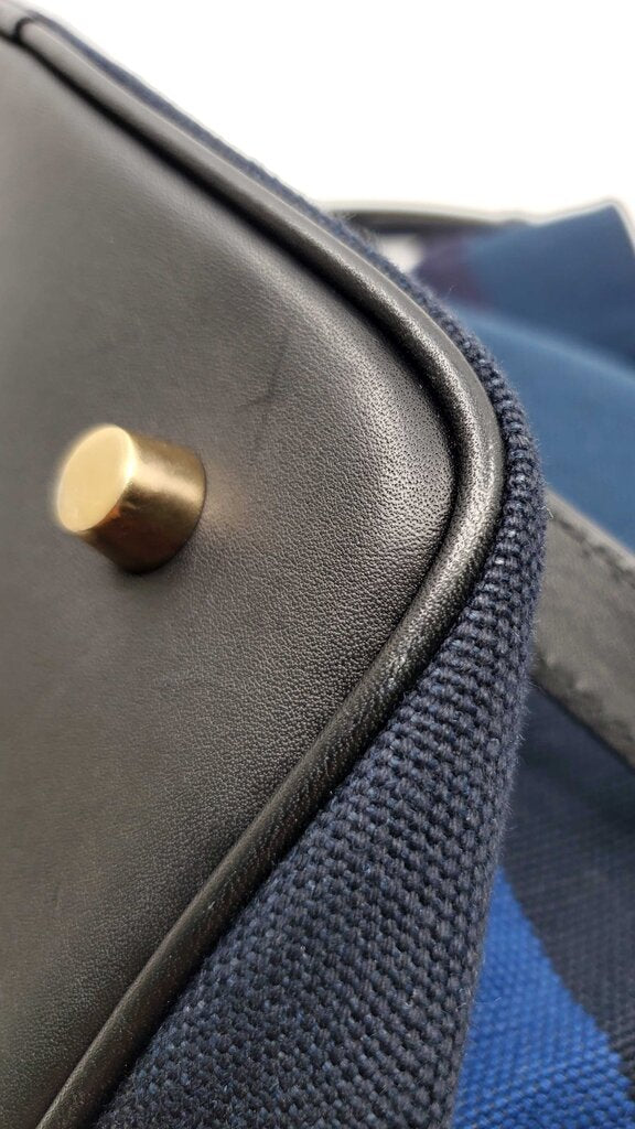 BURBERRY CANVAS CHECK OVERDYE MEDIUM HOBO