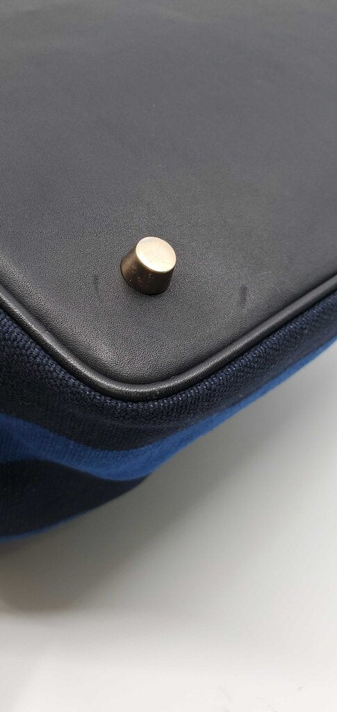 BURBERRY CANVAS CHECK OVERDYE MEDIUM HOBO