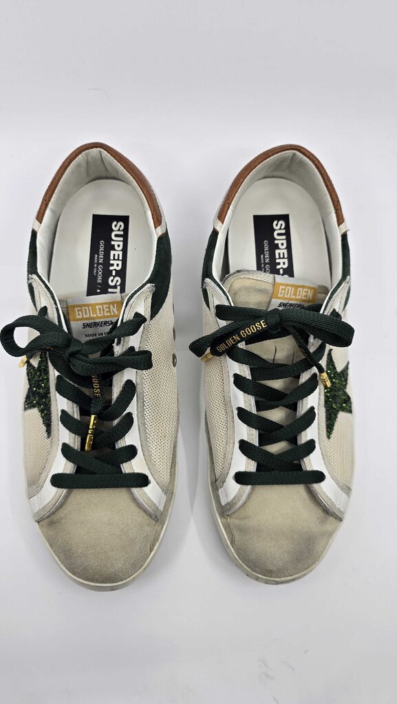 Golden Goose Superstar Glitter Low Top Sneakers