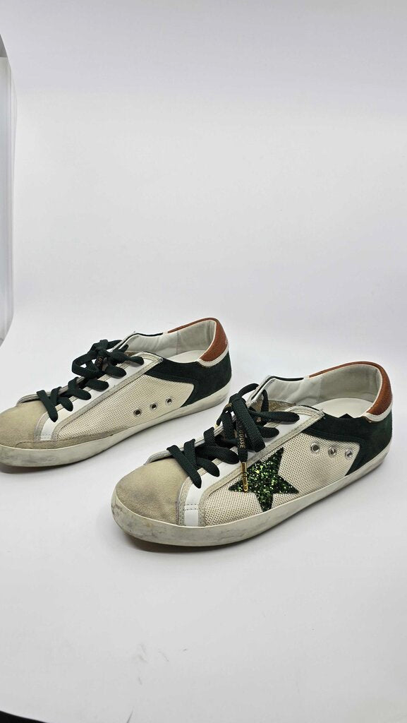 Golden Goose Superstar Glitter Low Top Sneakers