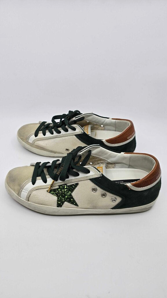 Golden Goose Superstar Glitter Low Top Sneakers