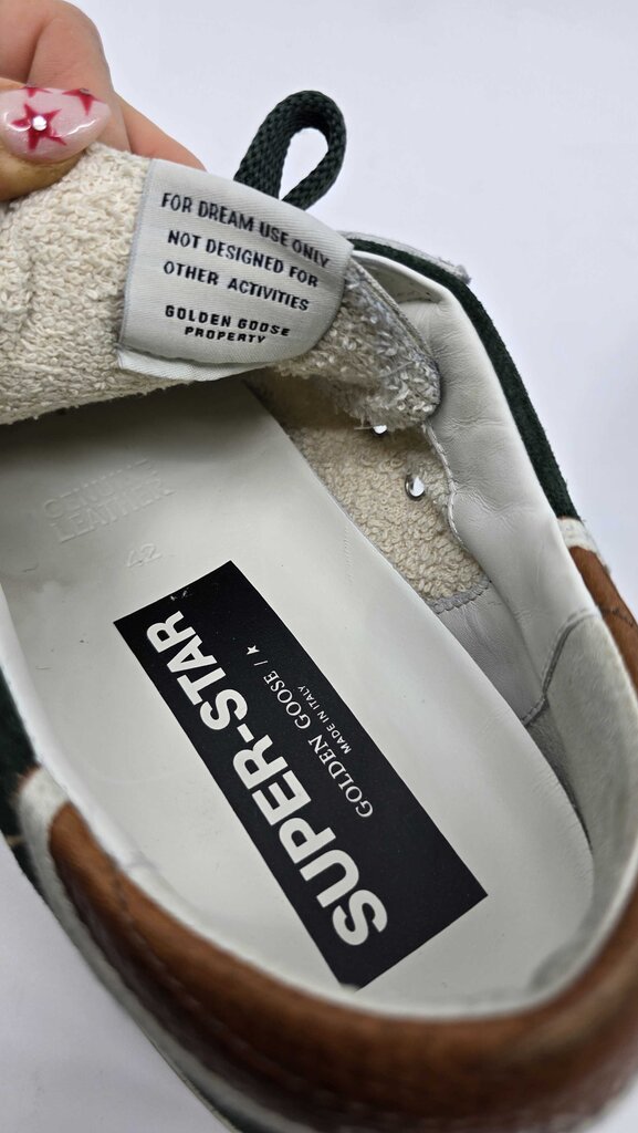 Golden Goose Superstar Glitter Low Top Sneakers