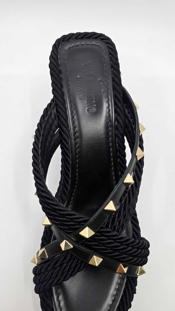 Valentino Criss Cross Rockstud Wedges